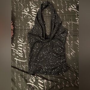 Black and silver top SHEIN top size xs